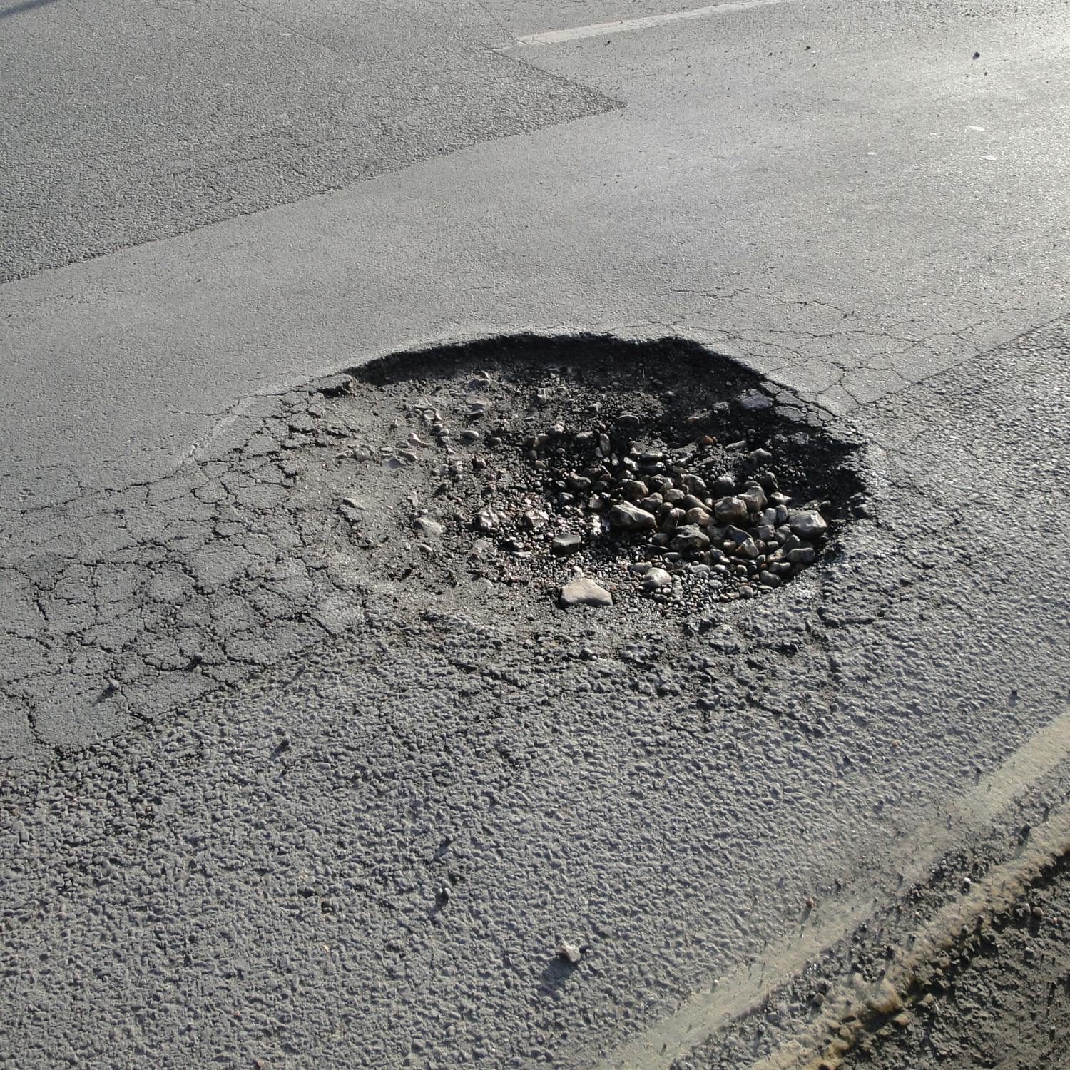The growing issue of potholes around the country
