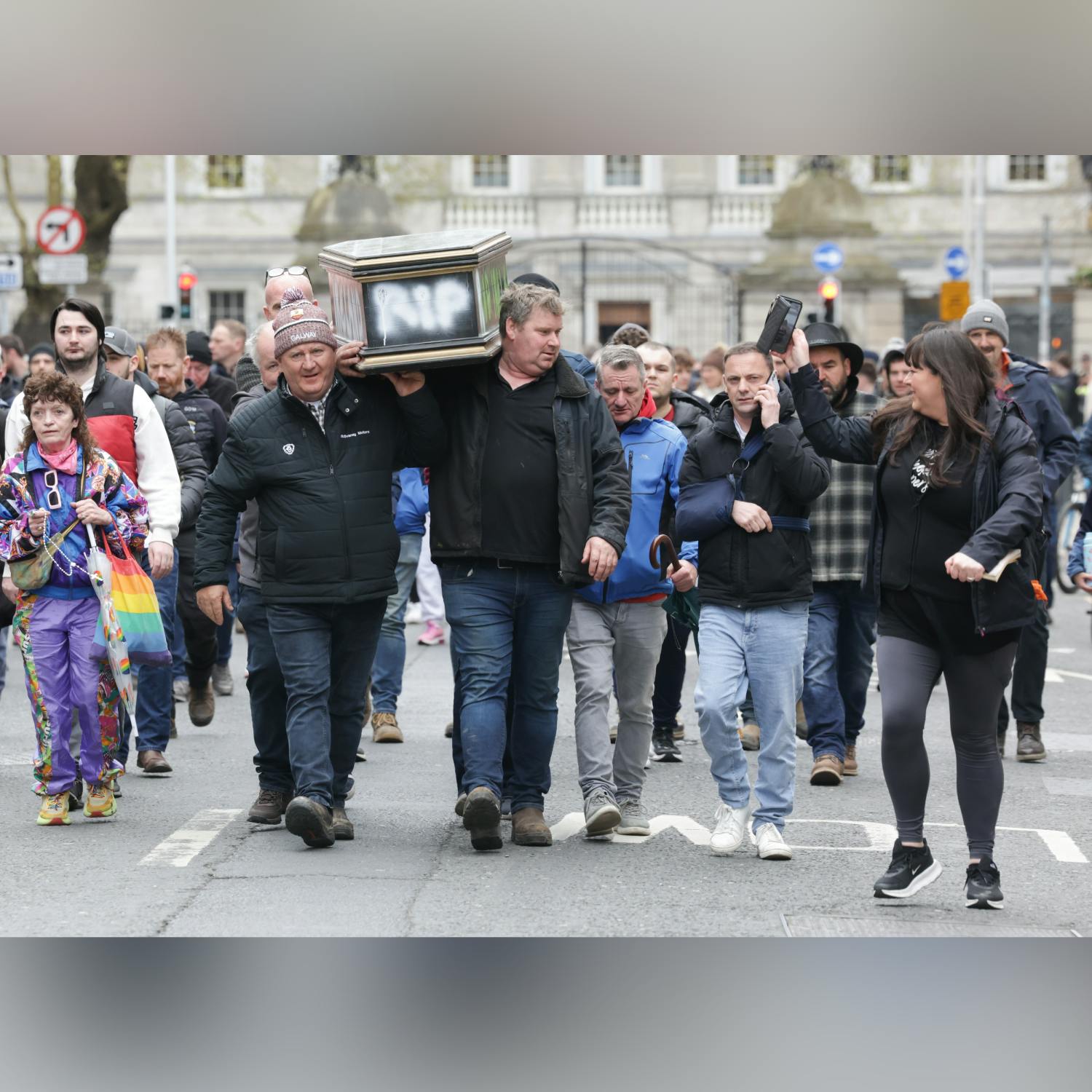 Protestors unhappy with lack of invite to Government meetings