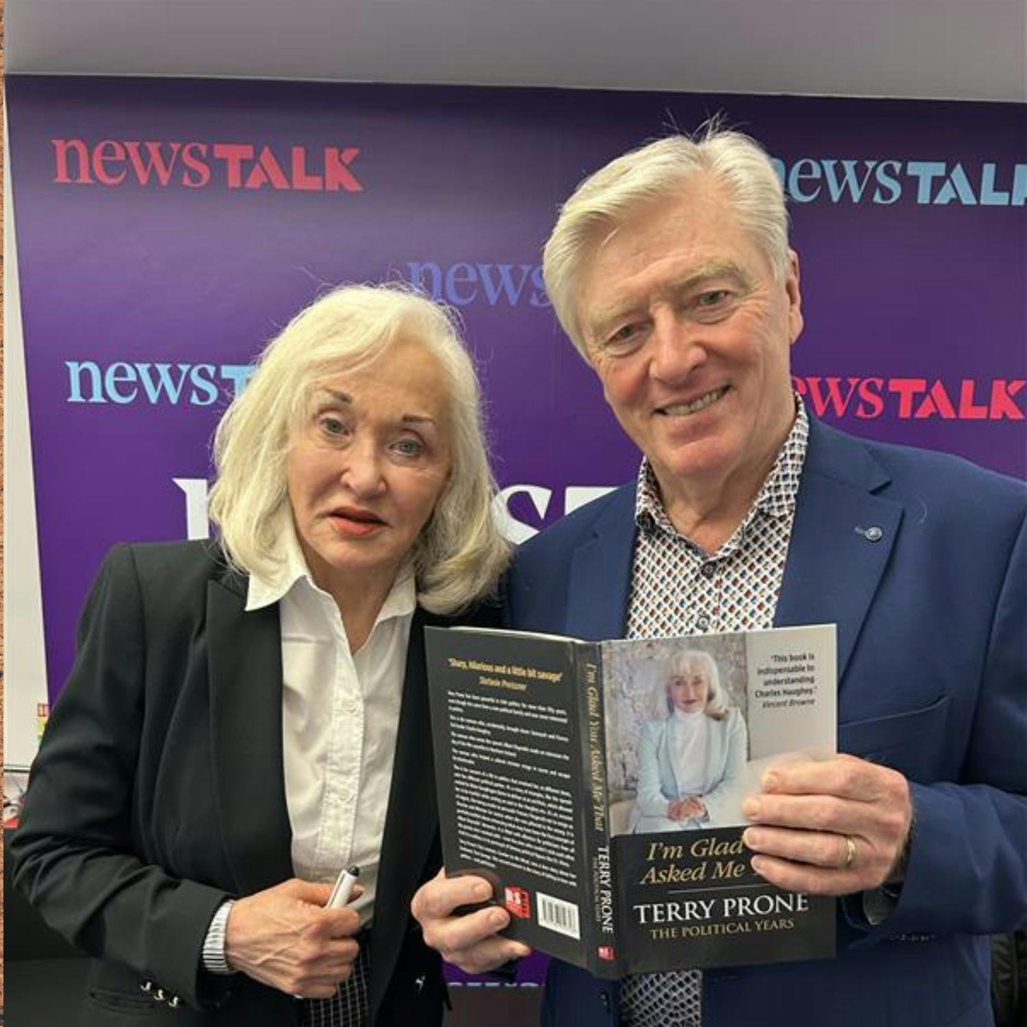 Terry Prone on her memoir 'I'm Glad You Asked Me That'