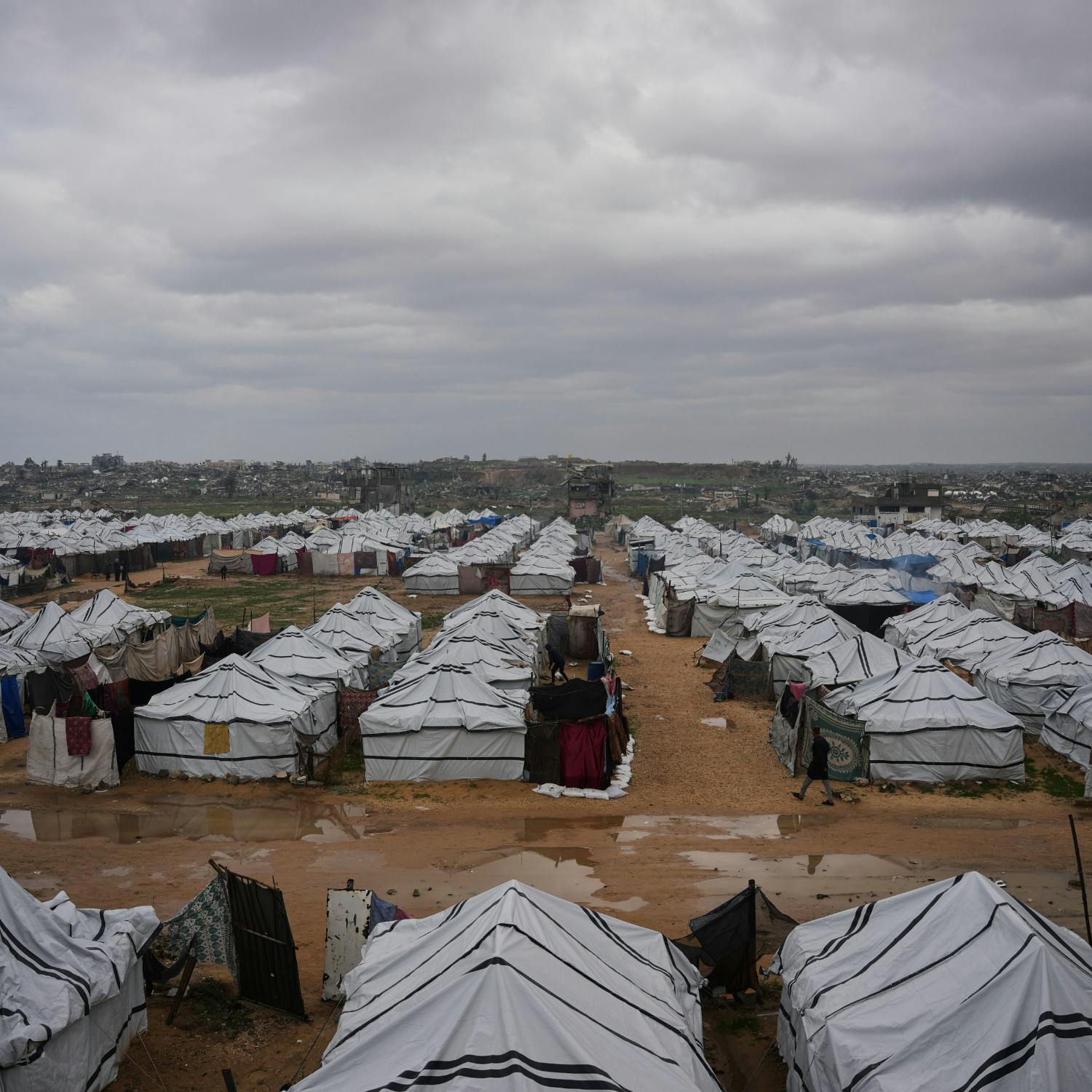 How has the winter impacted those on the ground in Gaza?