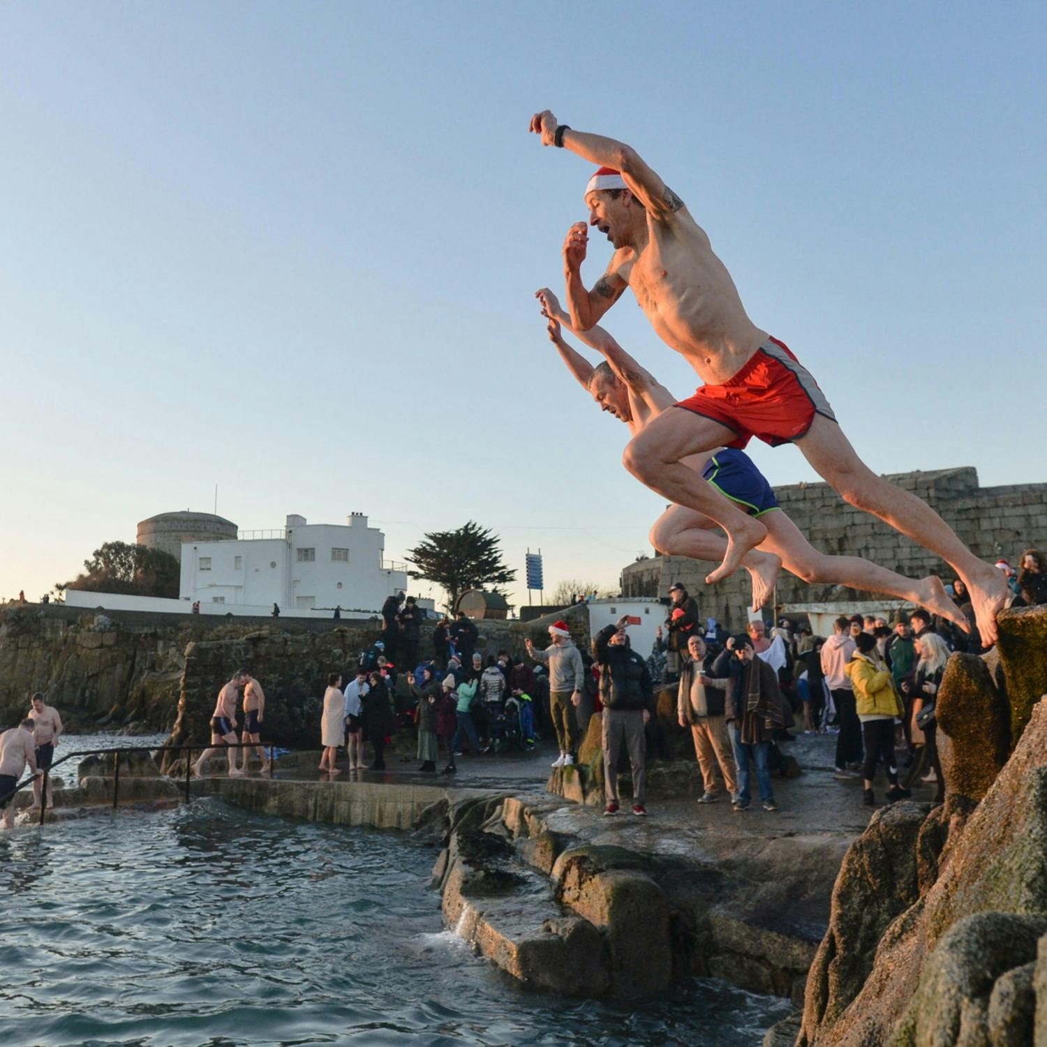 Why Christmas Day is the popular day for a sea swim!