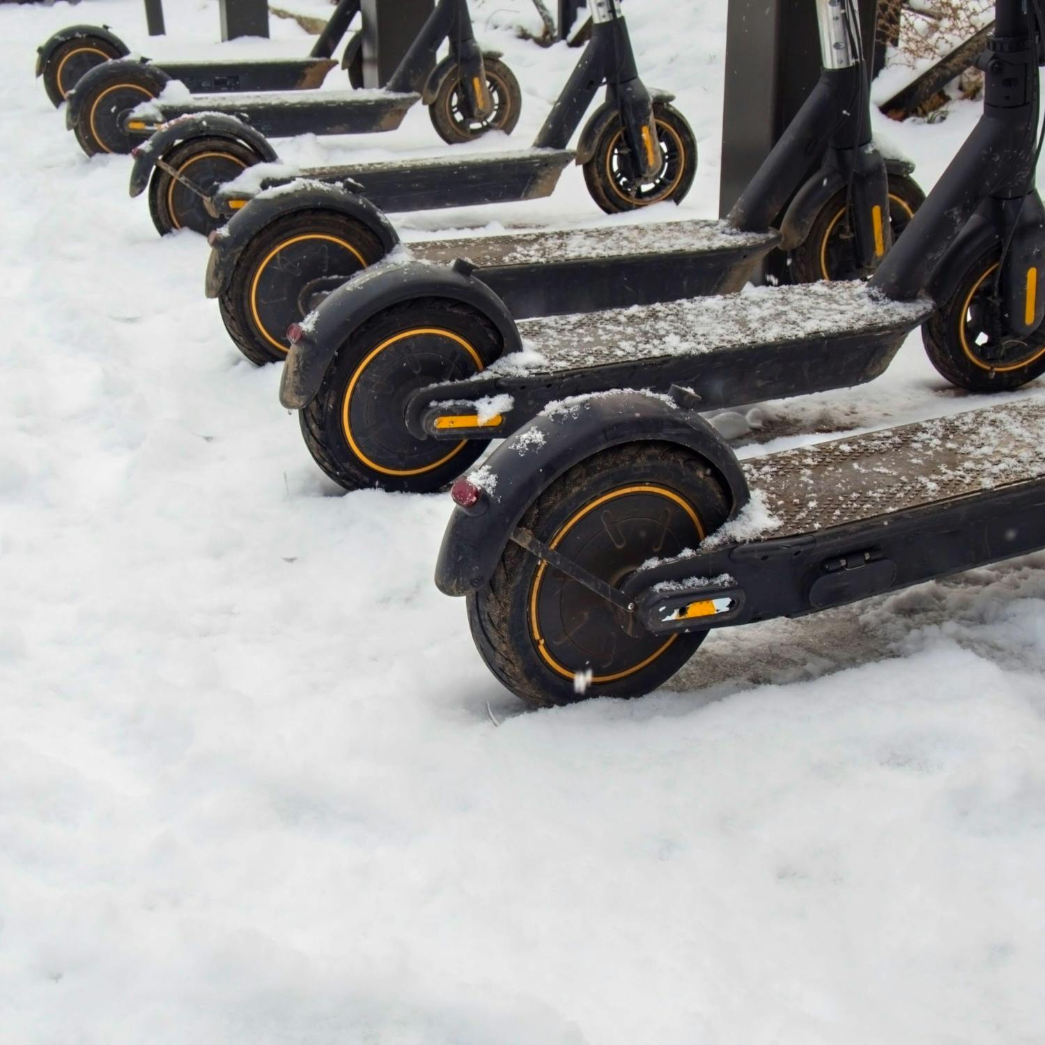 Be winter safe on scooters and e-bikes