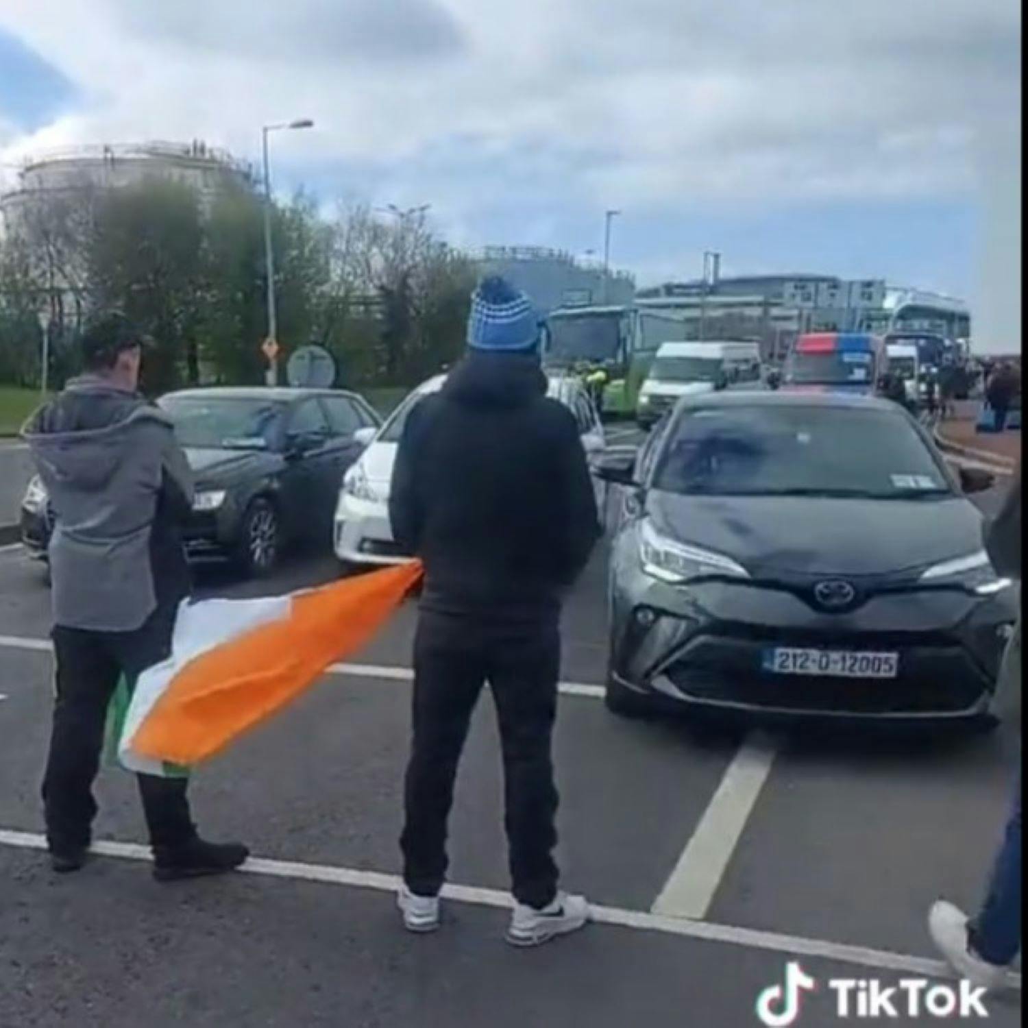 Dublin Airport Protestors Given Stark Warning Live On Air