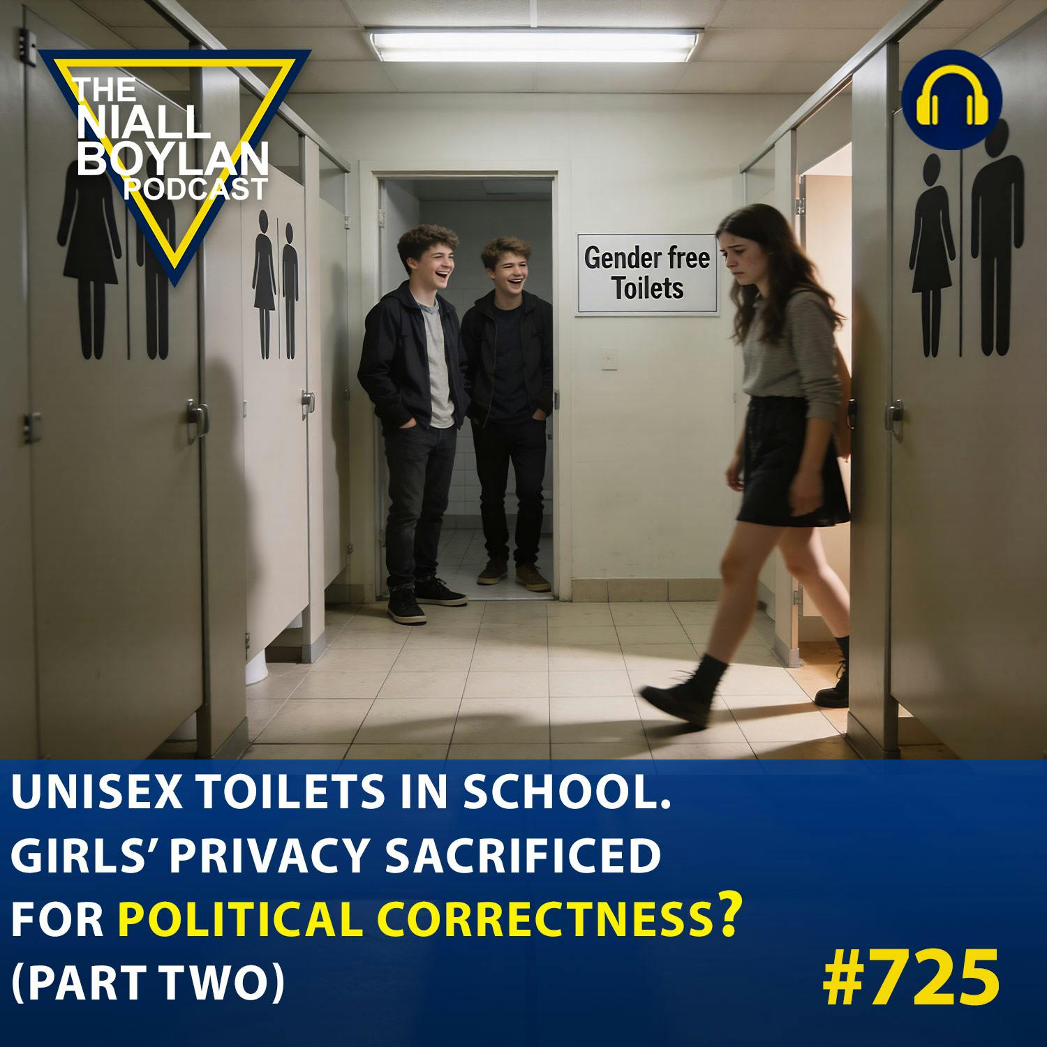 #724 Part two: Unisex Toilets In School. Girls’ Privacy Sacrificed For Political Correctness? (Part two )