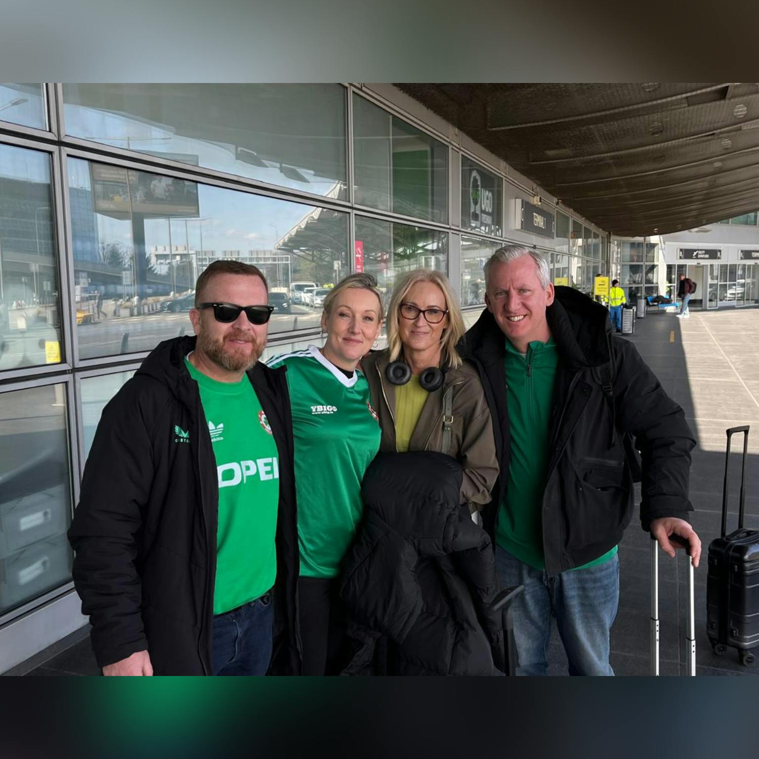 Heartbroken Irish fans at Prague Airport - Henry McKean Reports