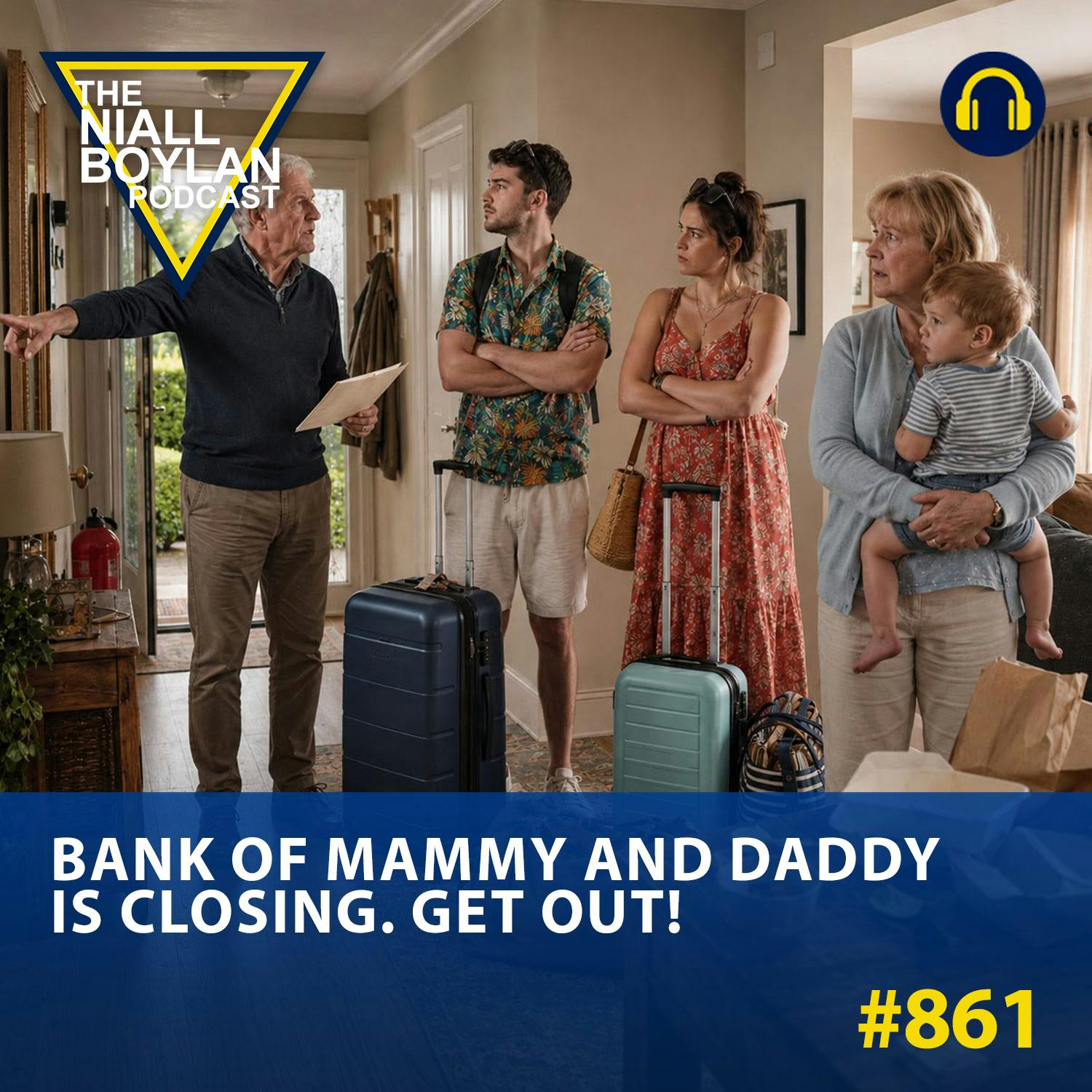 #861 Bank Of Mammy And Daddy Is Closing. Get Out! episode artwork