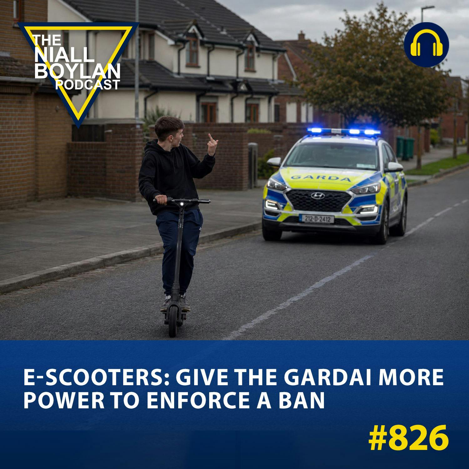 #826 E-Scooters: Give THe Gardai More Power To Enforce A Ban