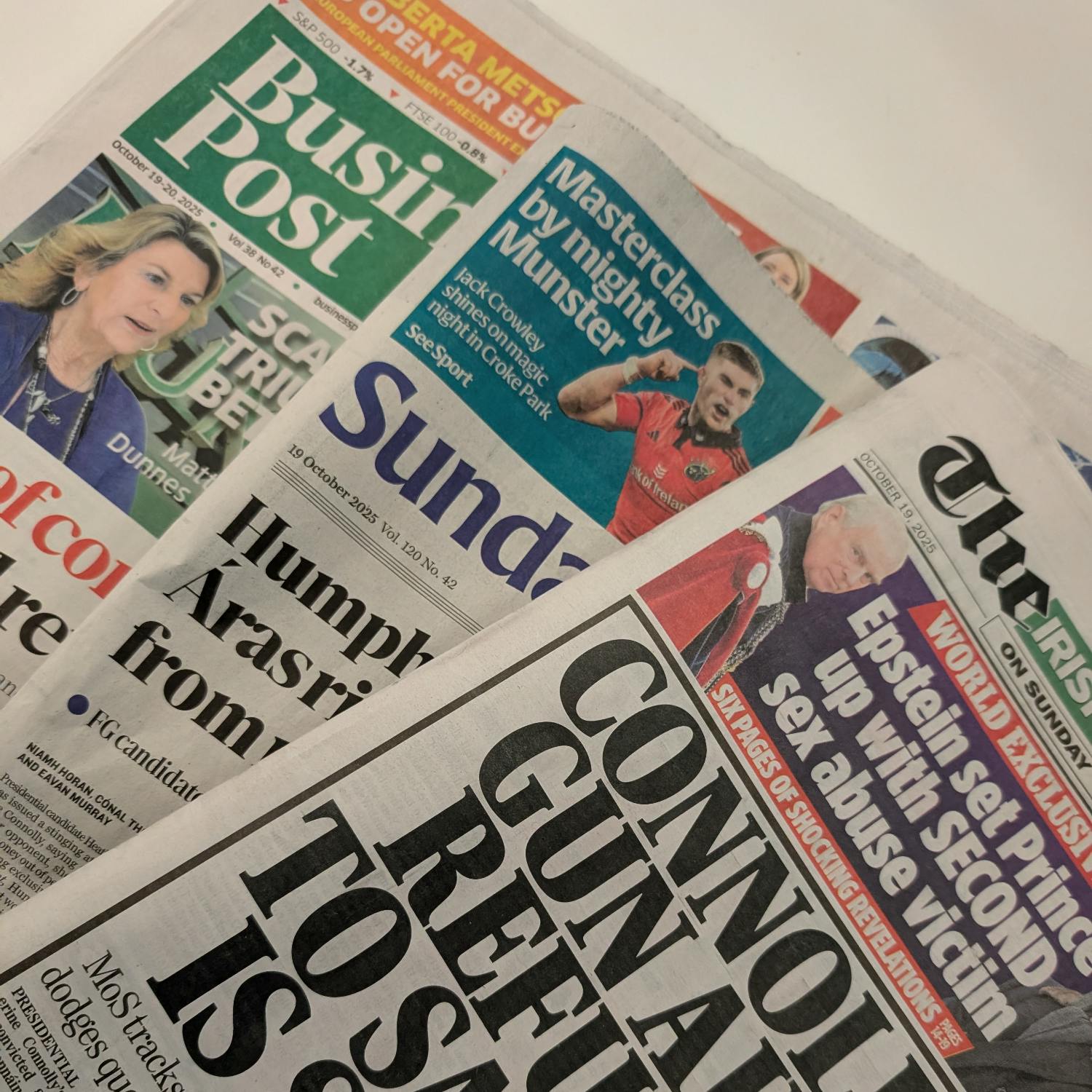 Anton's Sunday Newspaper Panel October 19th