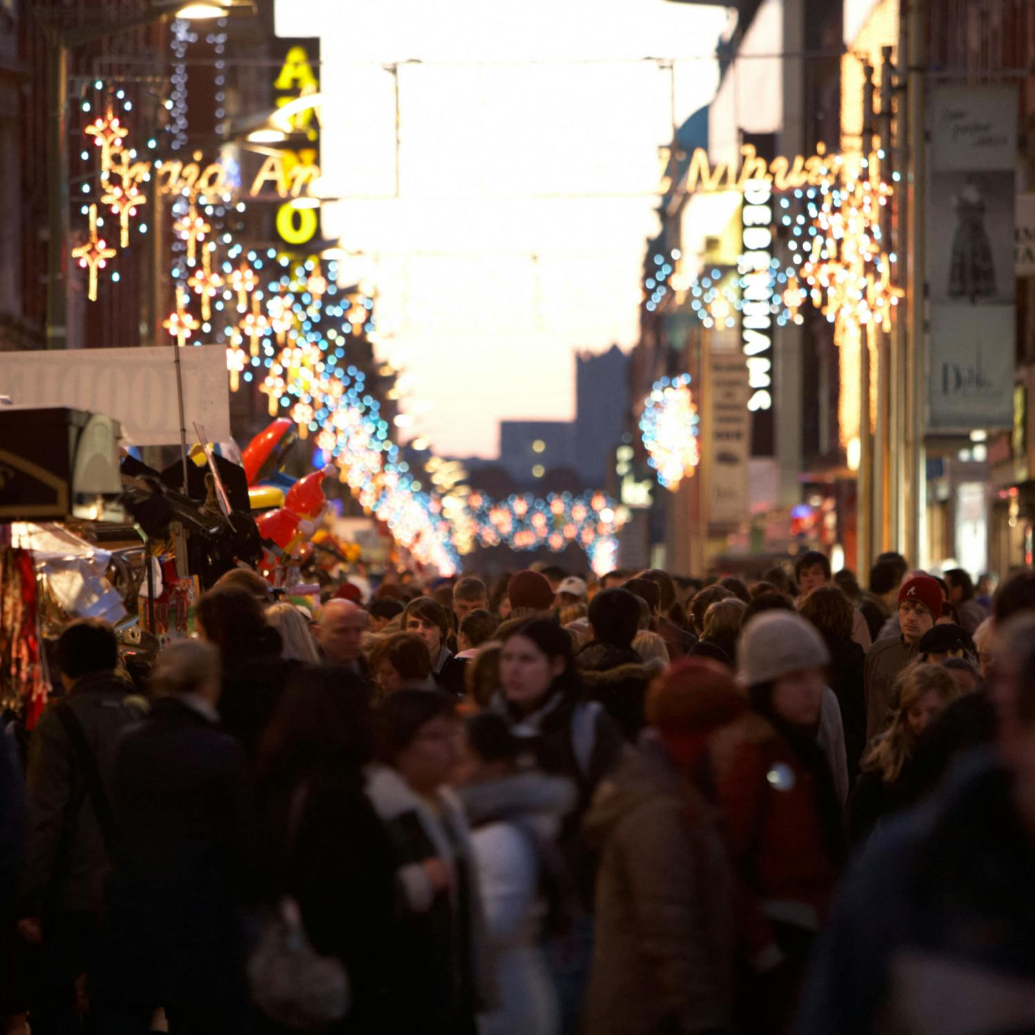 Bobby's Christmas highstreet walkabout