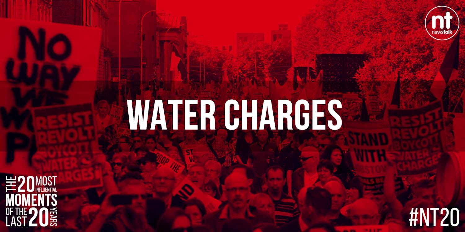 20 Most Influential Moments: Water Charges 20 Most Influential Moments: Water Charges