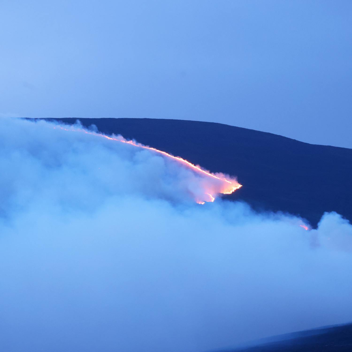 How concerned are residents about the Slievenamon fires?