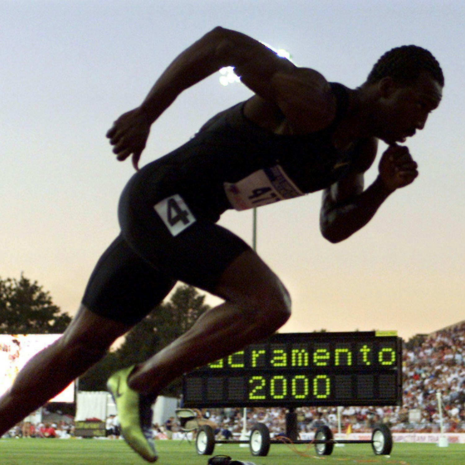 Olympic gold medallist Michael Johnson Image