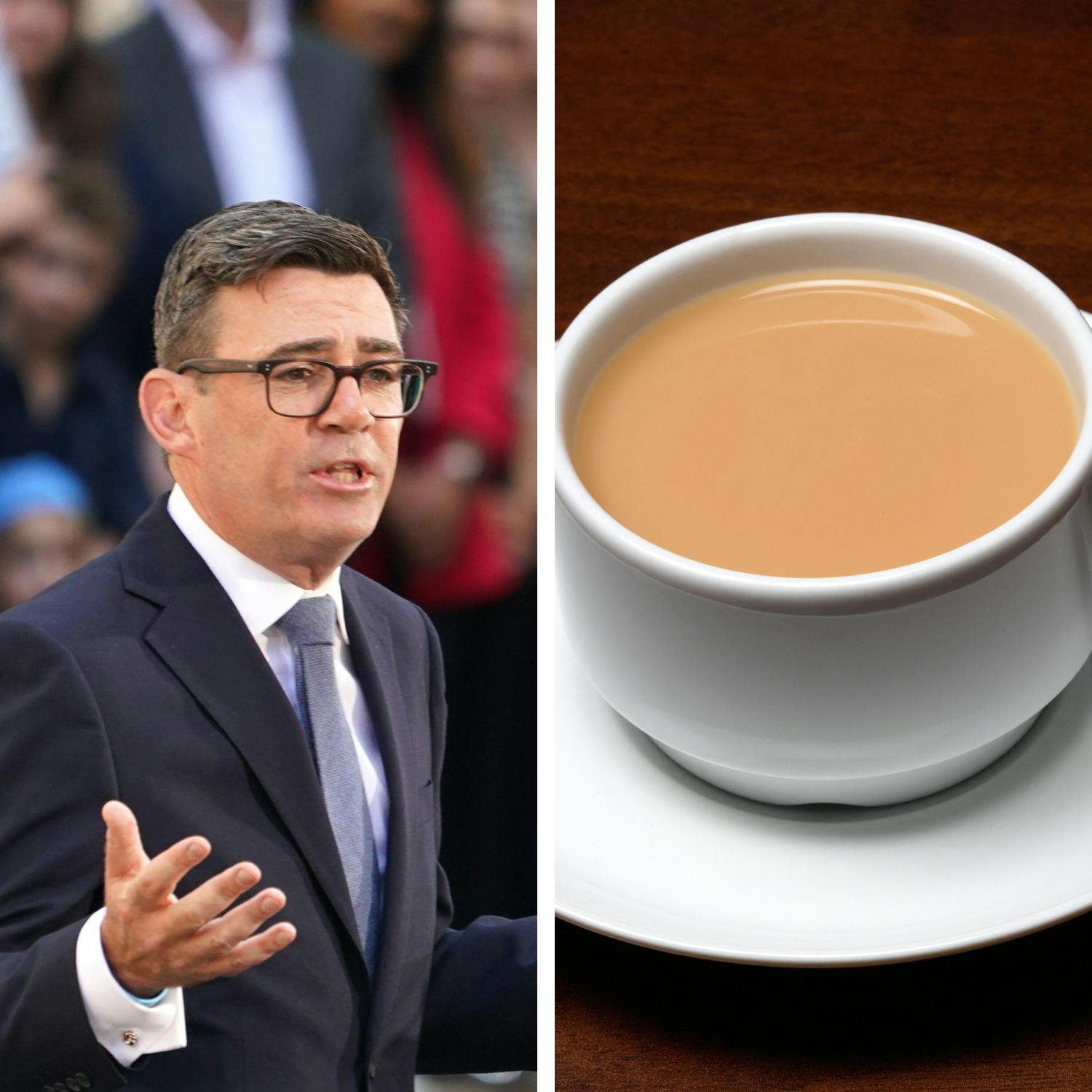 Andy Burnham puts milk in his tea first - why? episode artwork