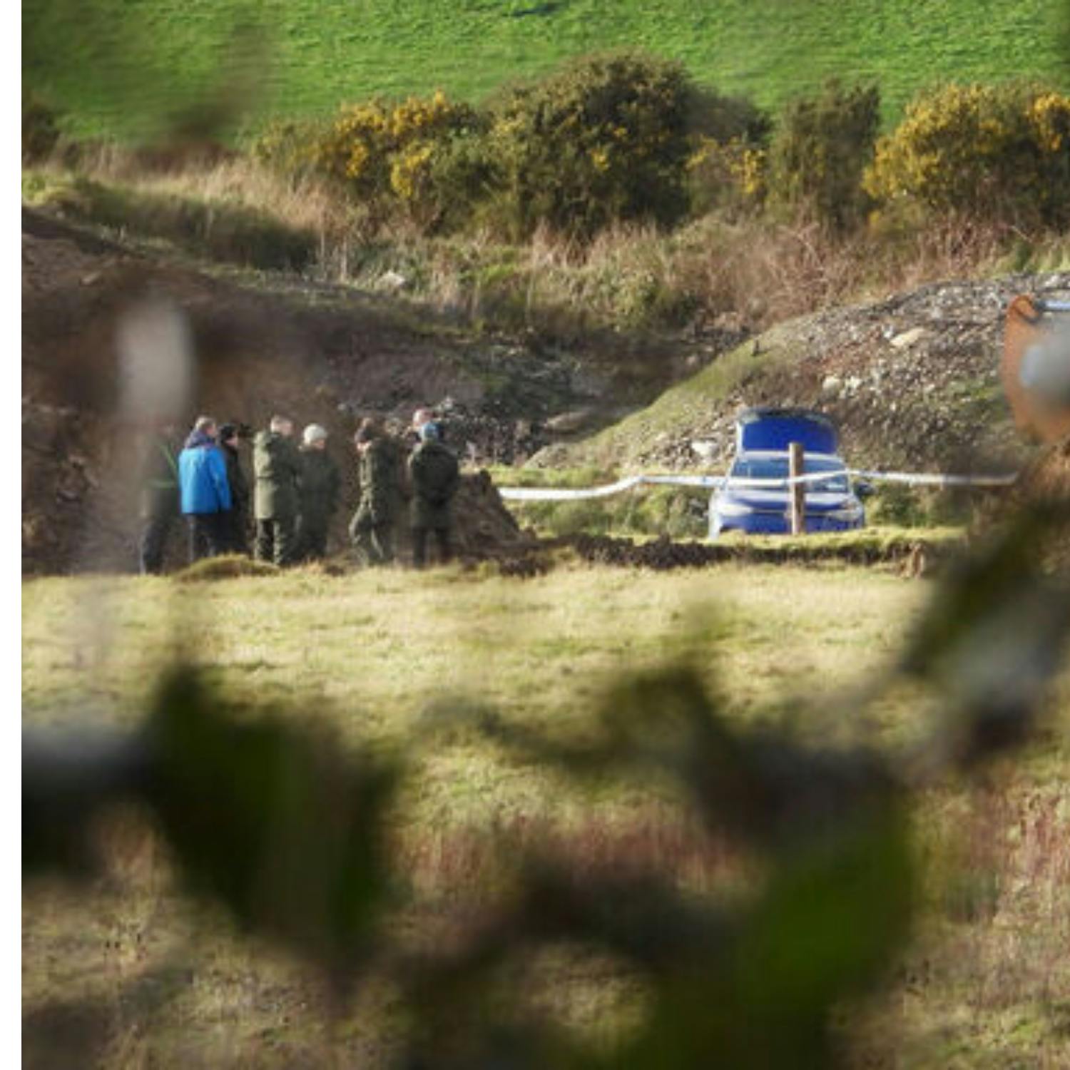 Gardaí continue the search at a County Wicklow quarry Gardaí continue the search at a County Wicklow quarry