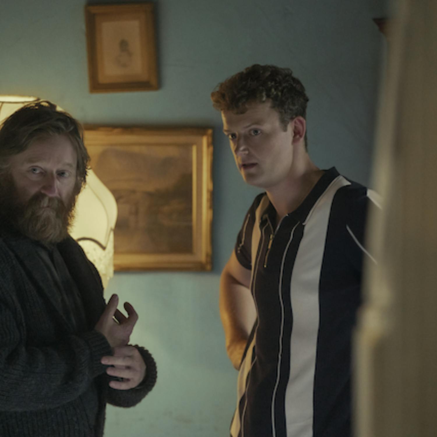 David Wilmot and Chris Walley who star in Bodkin on Netflix