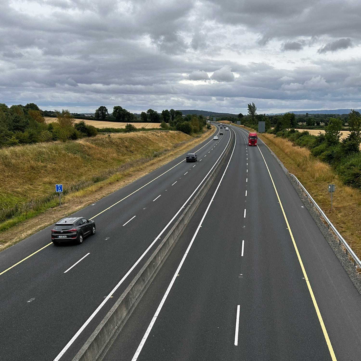 Are you nervous to drive on the motorway now?