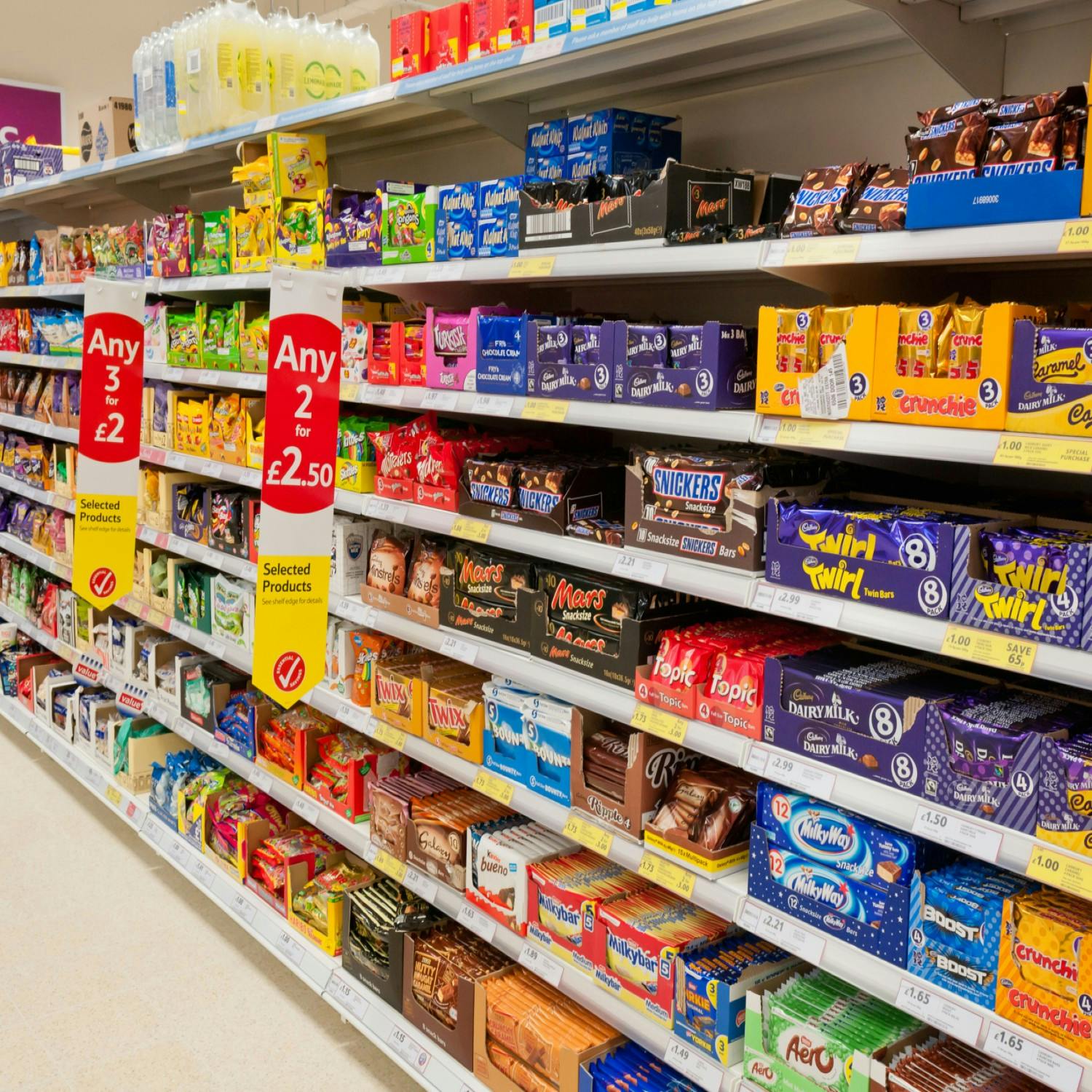 Supermarkets dominated by foods that are setting our children up for lifetime of obesity