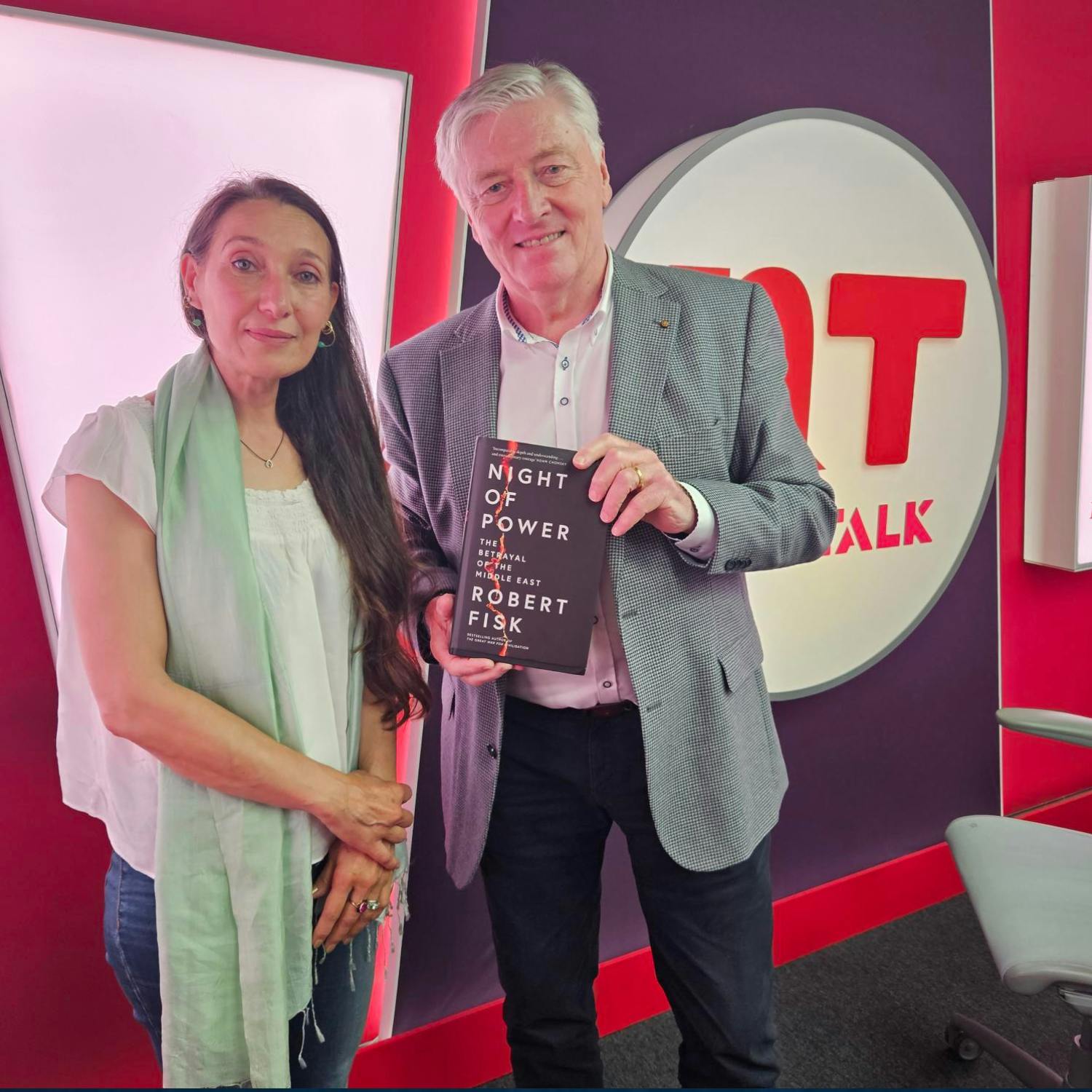 Nelofer Pazire-Fisk wife of late journalist Robert Fisk about his posthumous book