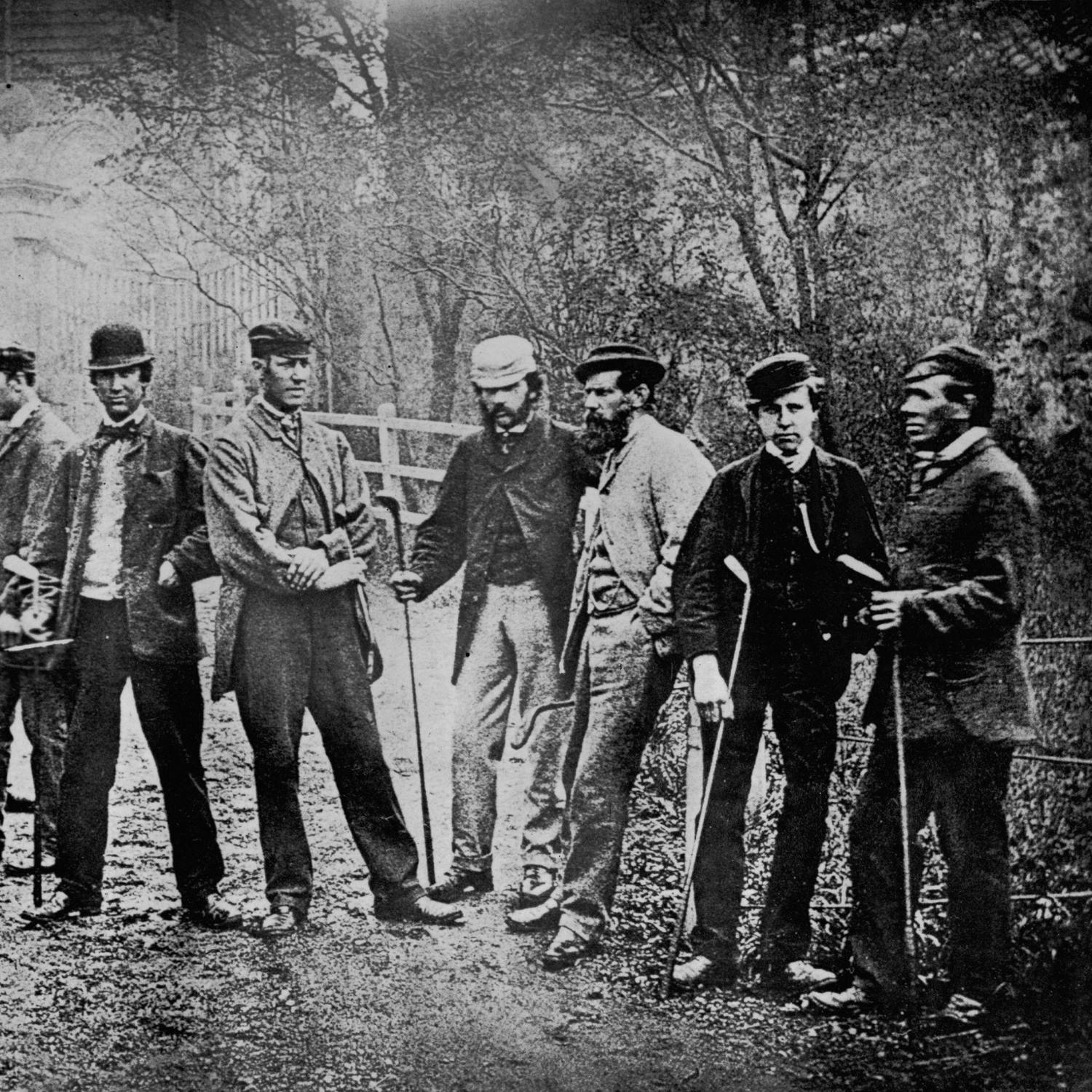 The first recorded hole-in-one in golf achieved by Tom Morris Jnr