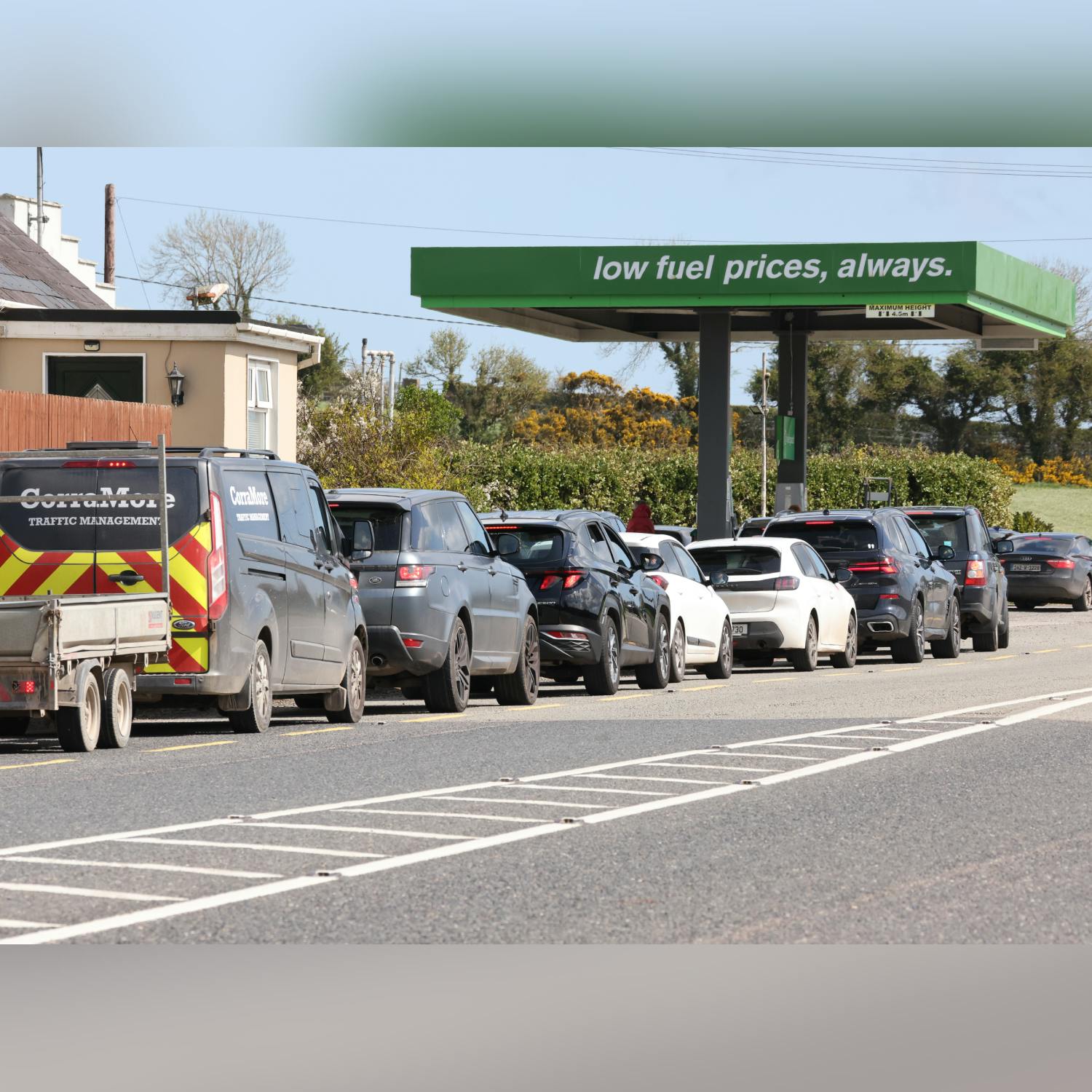 What have the fuel protests looked like today?