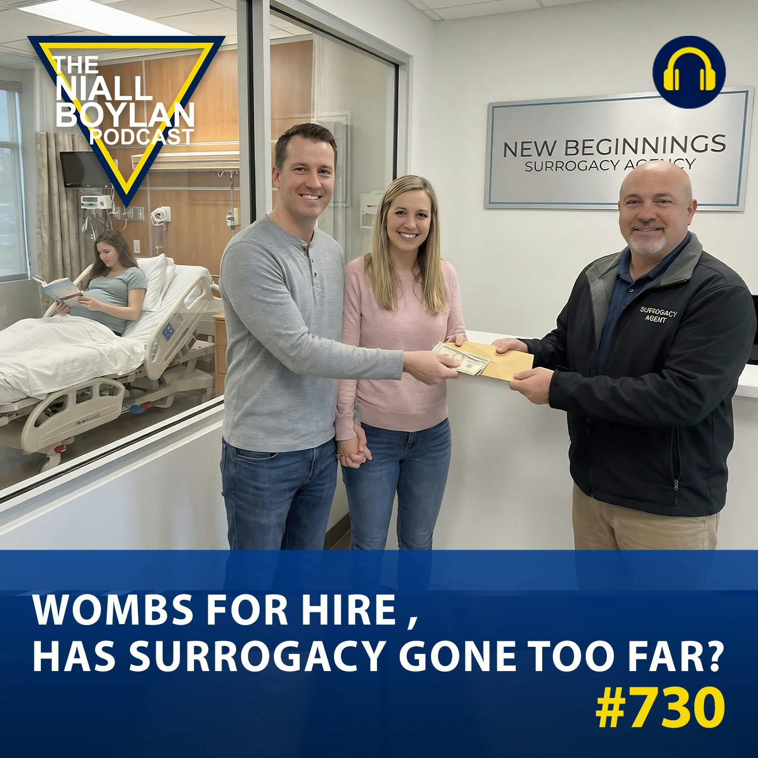 #730 Wombs For Hire , Has Surrogacy Gone Too Far? episode artwork