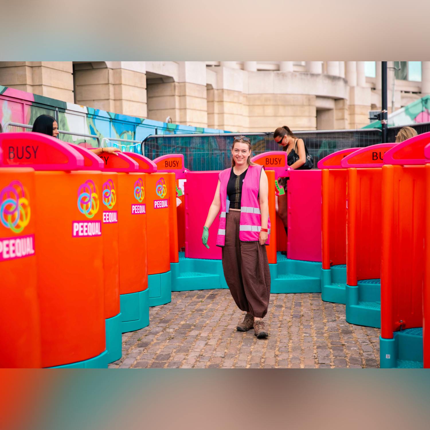 Women’s urinals at Electric Picnic - how do they work?