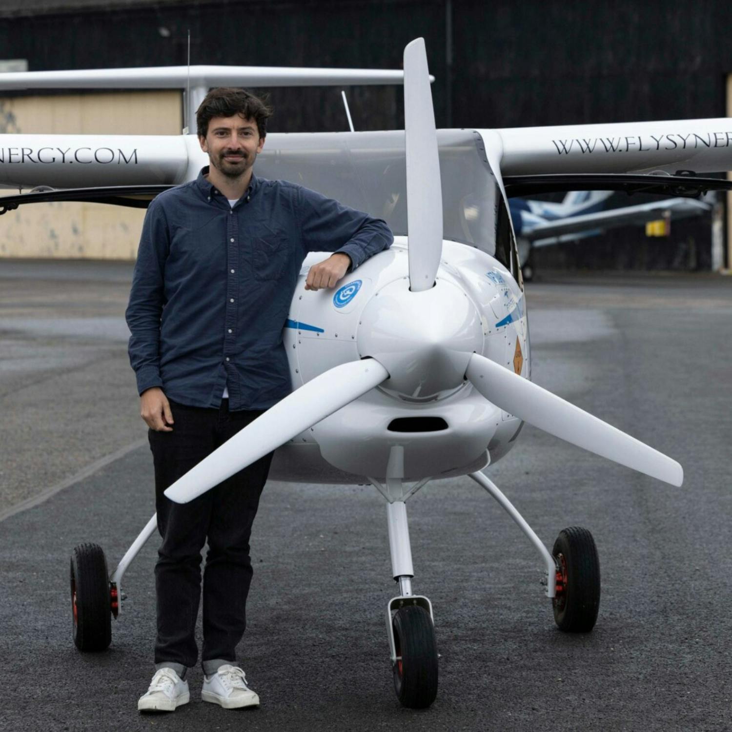 What it’s like flying the UK’s first electric airplane Image