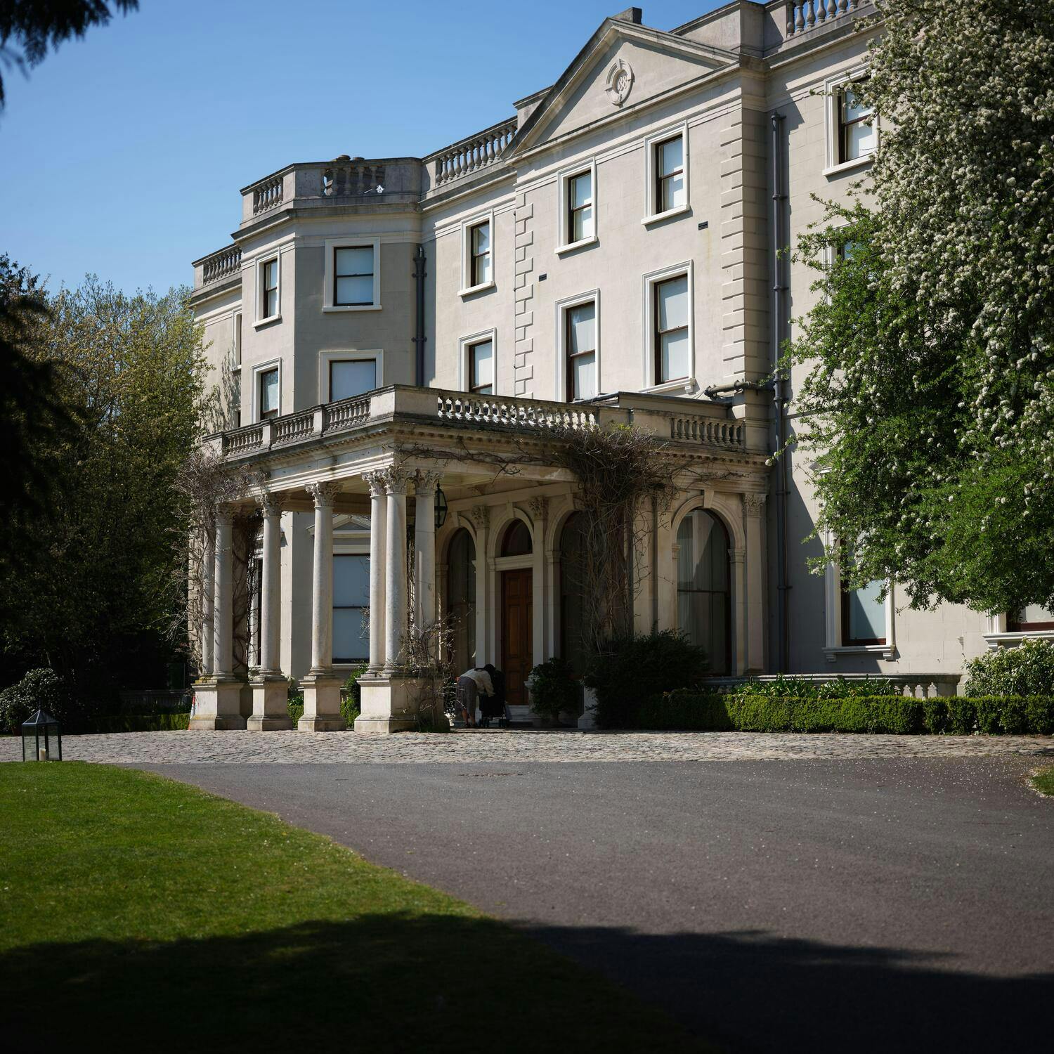 Georgina Davis, the newly-retired house manager of Farmleigh House