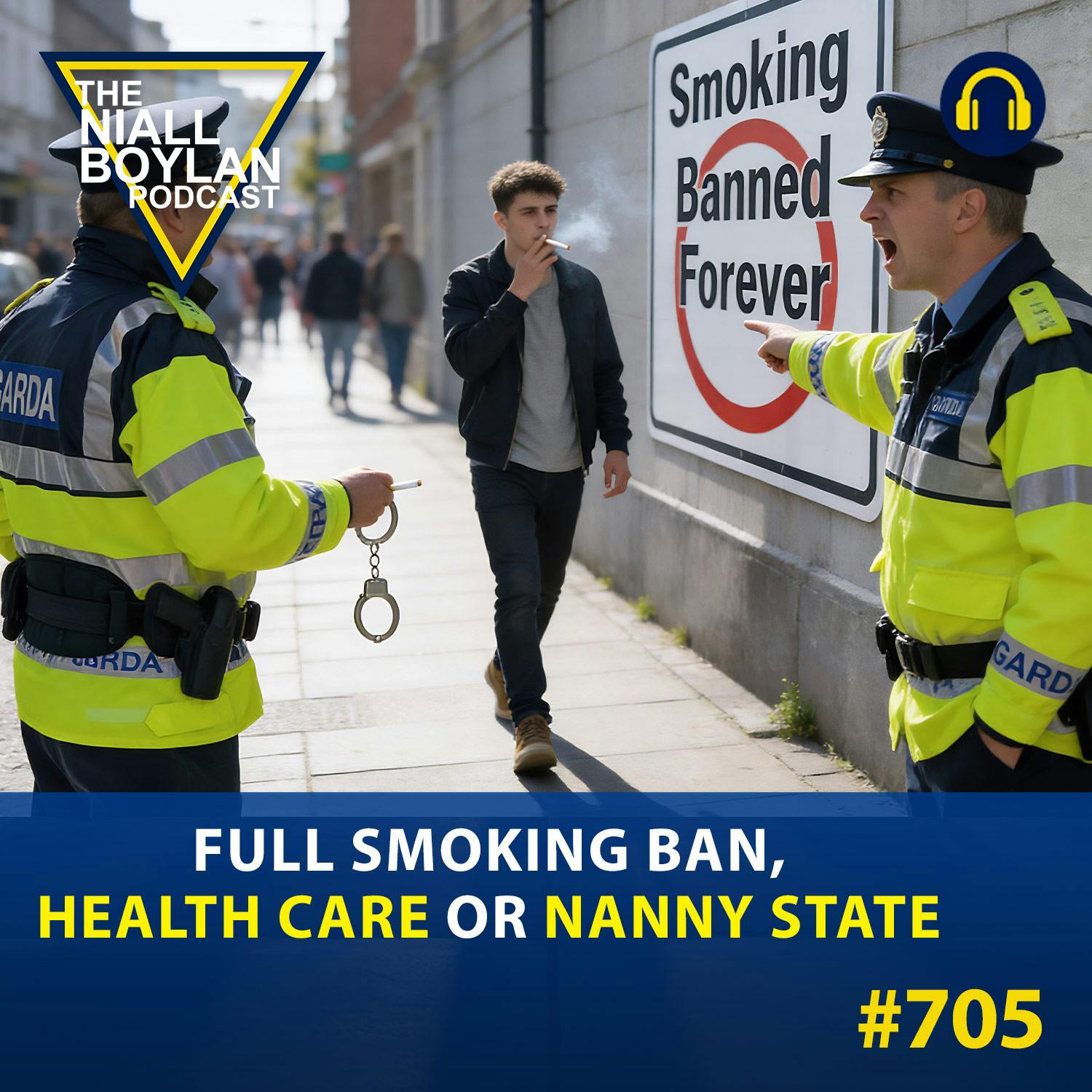 #705 Full Smoking Ban, Health Care or Nanny State episode artwork