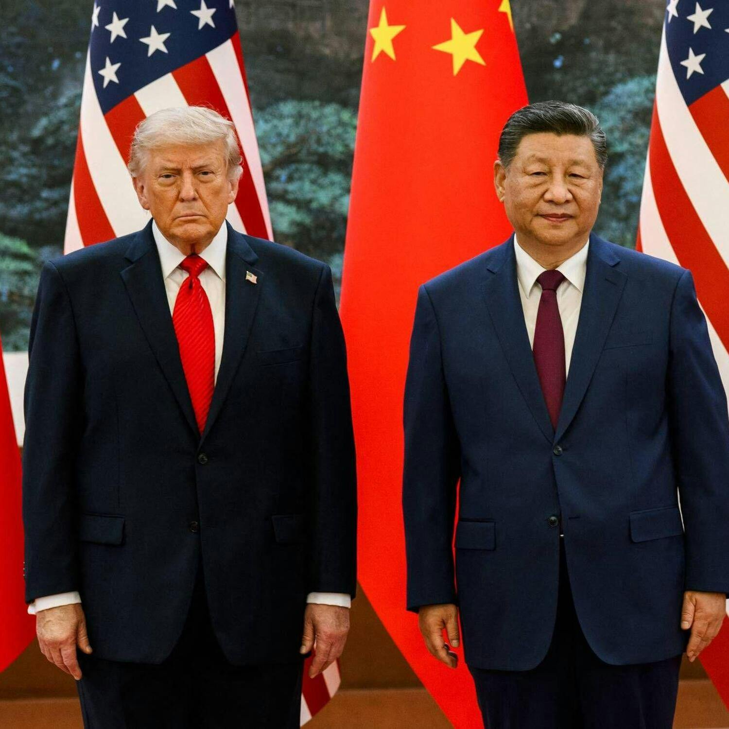 Xi Jinping Meets With President Trump