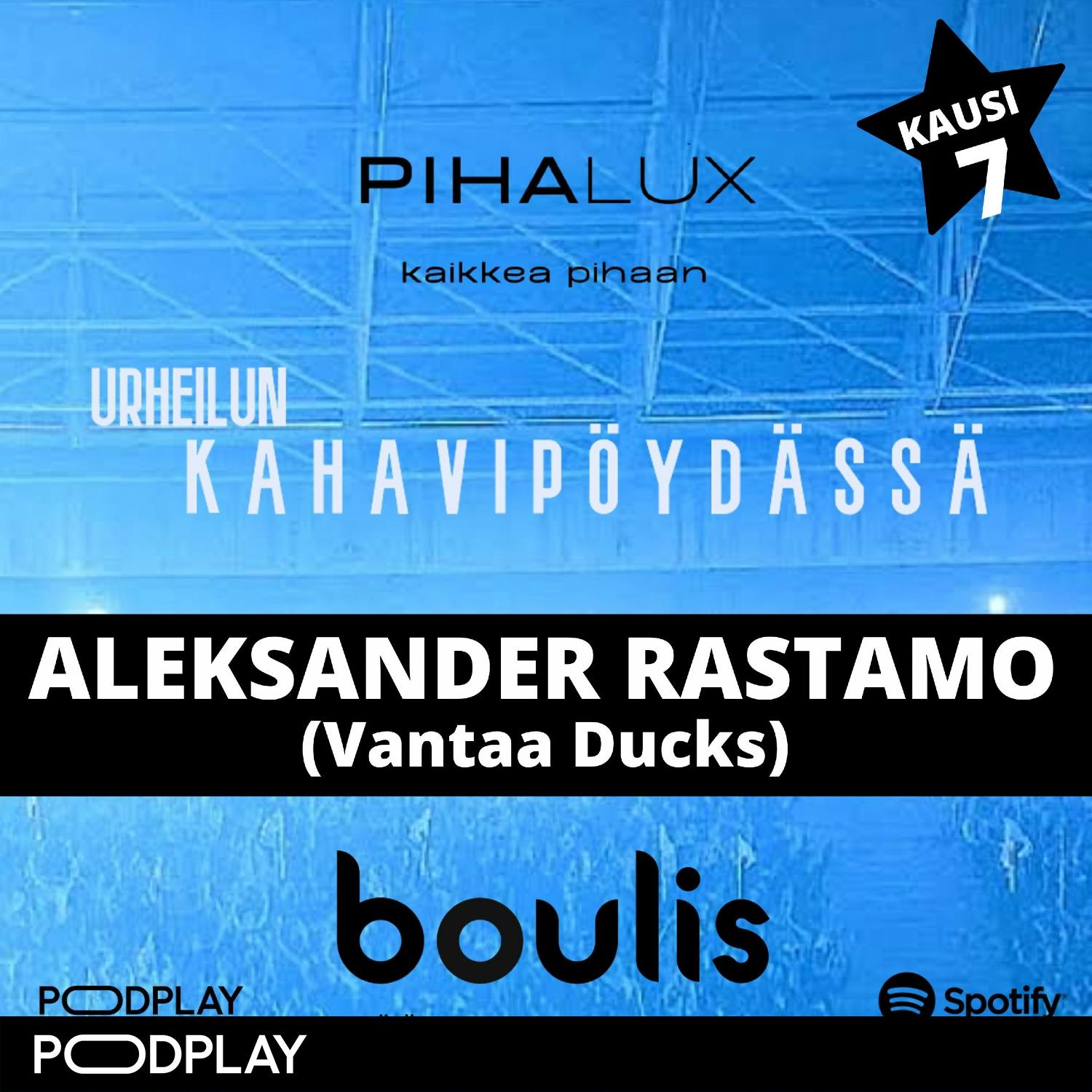 Vieraana Vantaa Ducksin hakkuri Aleksander Rastamo Vieraana Vantaa Ducksin hakkuri Aleksander Rastamo