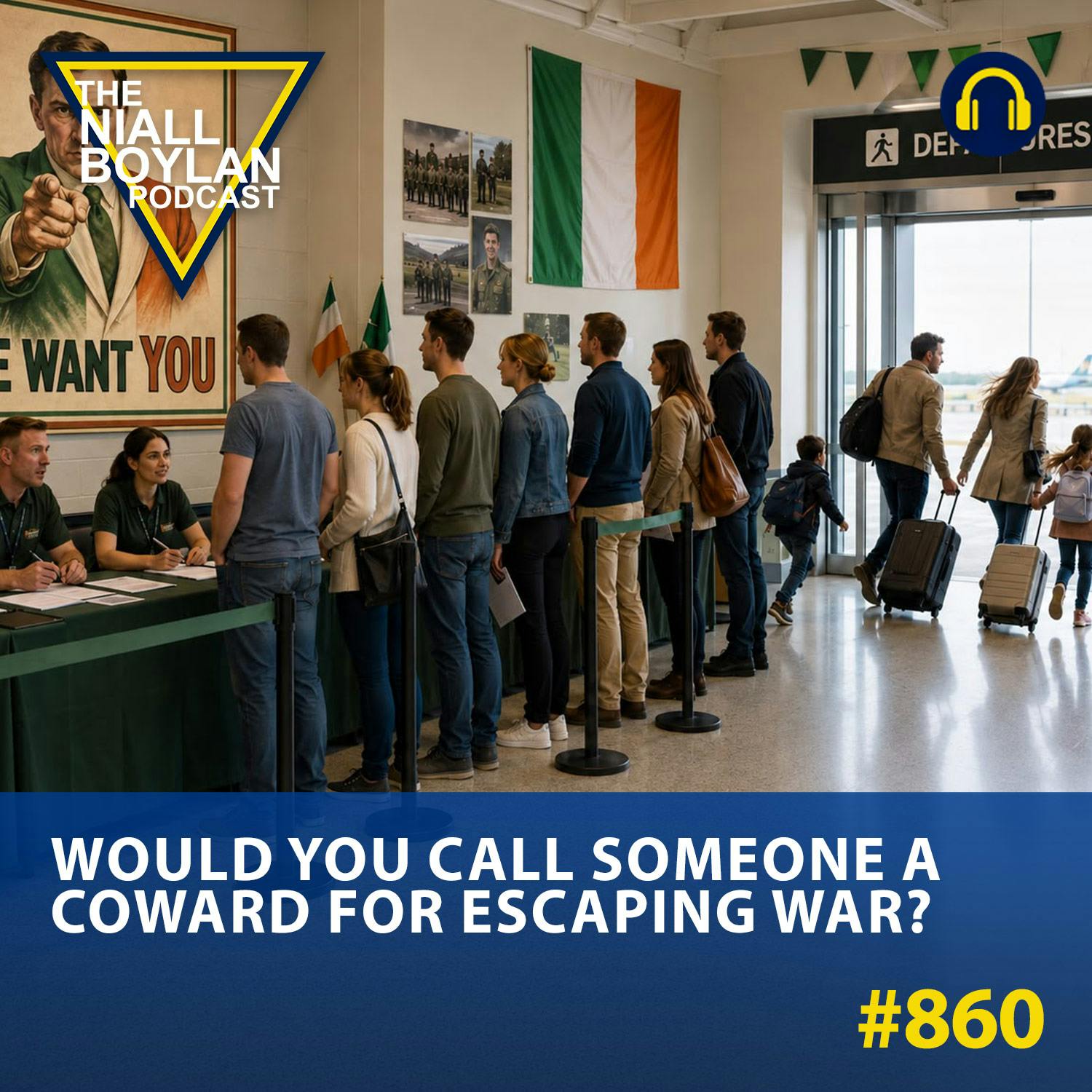 #860 Fuel prices & Would You Call Someone A Coward For Escaping War? episode artwork