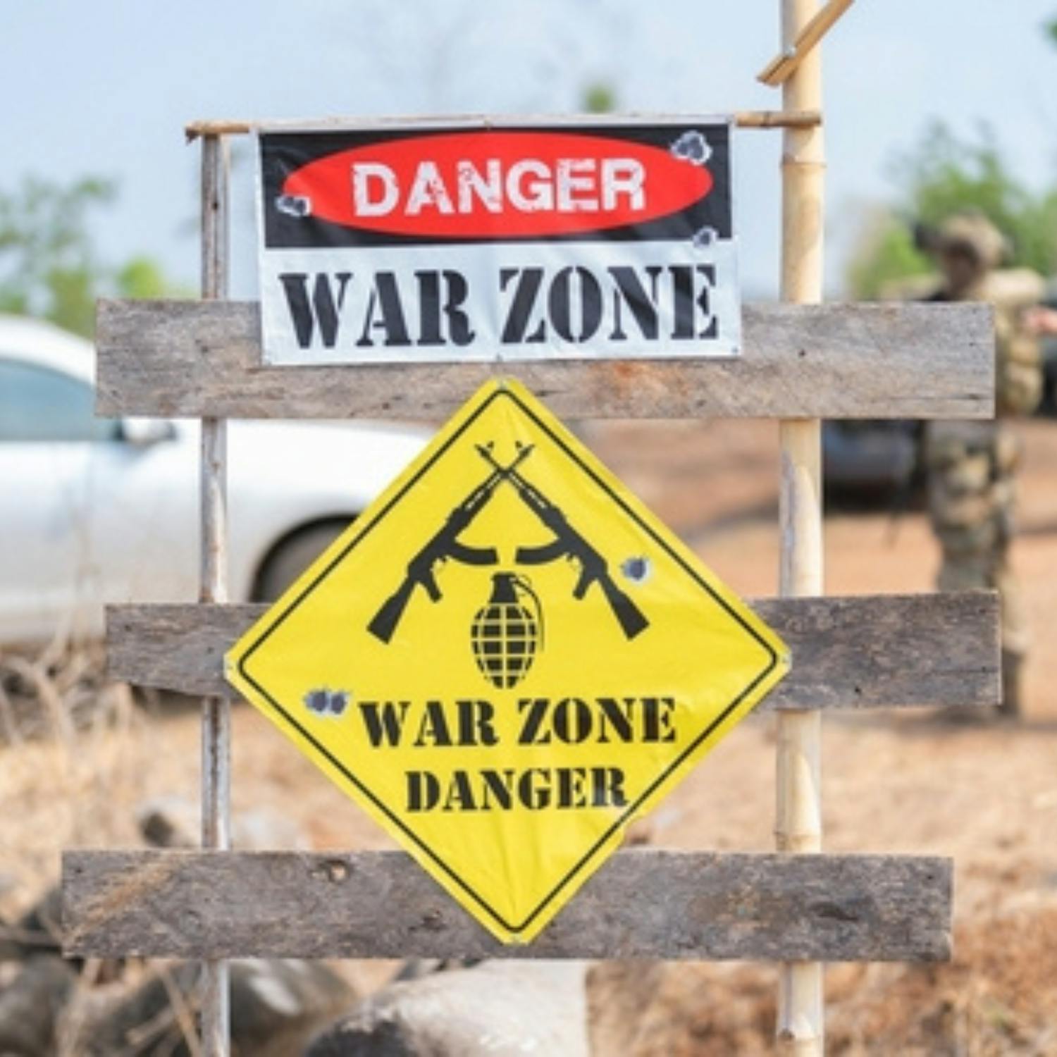 Navigating the dangers of working in a conflict zone