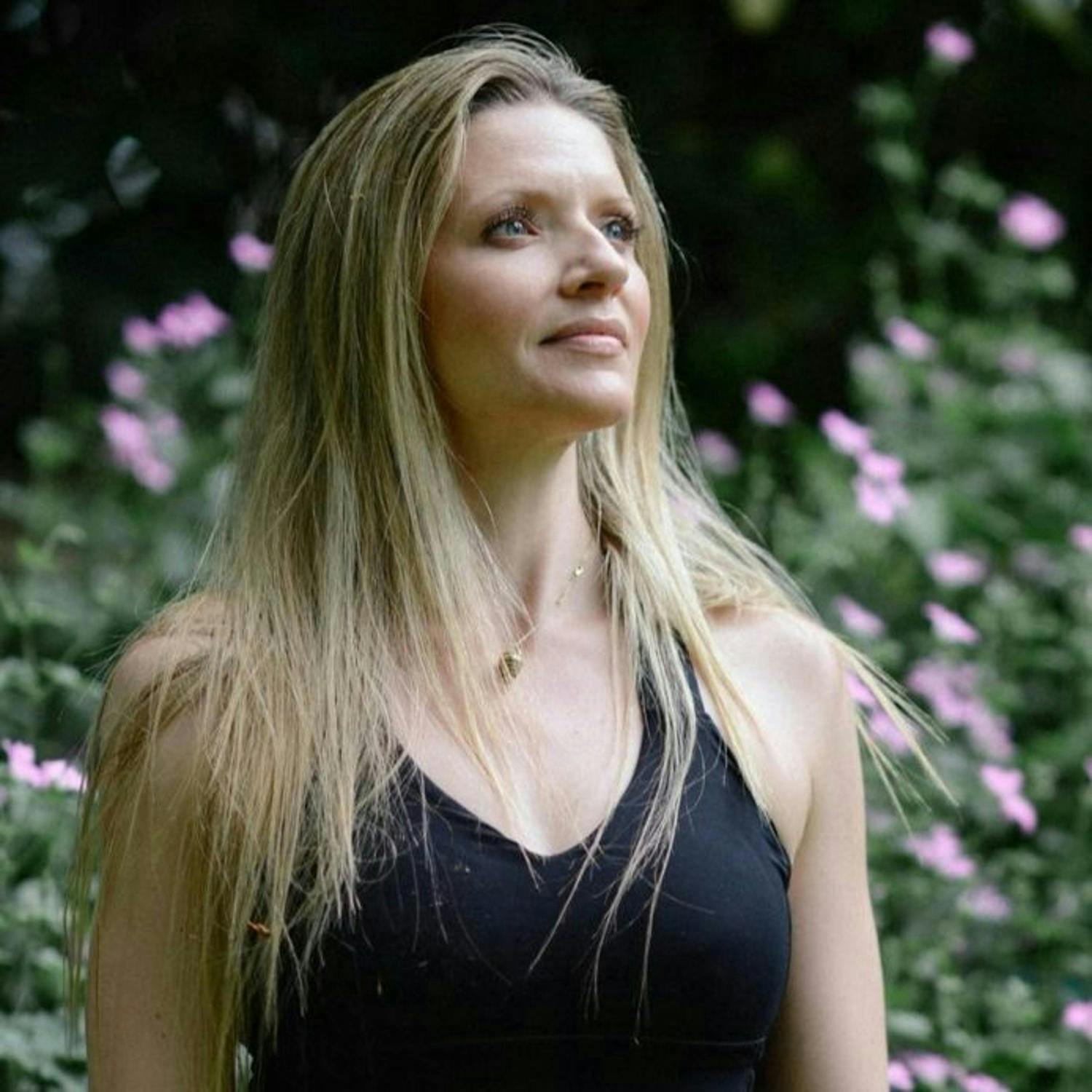 Cover art for the episode "Yoga, Grief and 'Awarefulness' with Zephyr Wildman" from Motherkind
