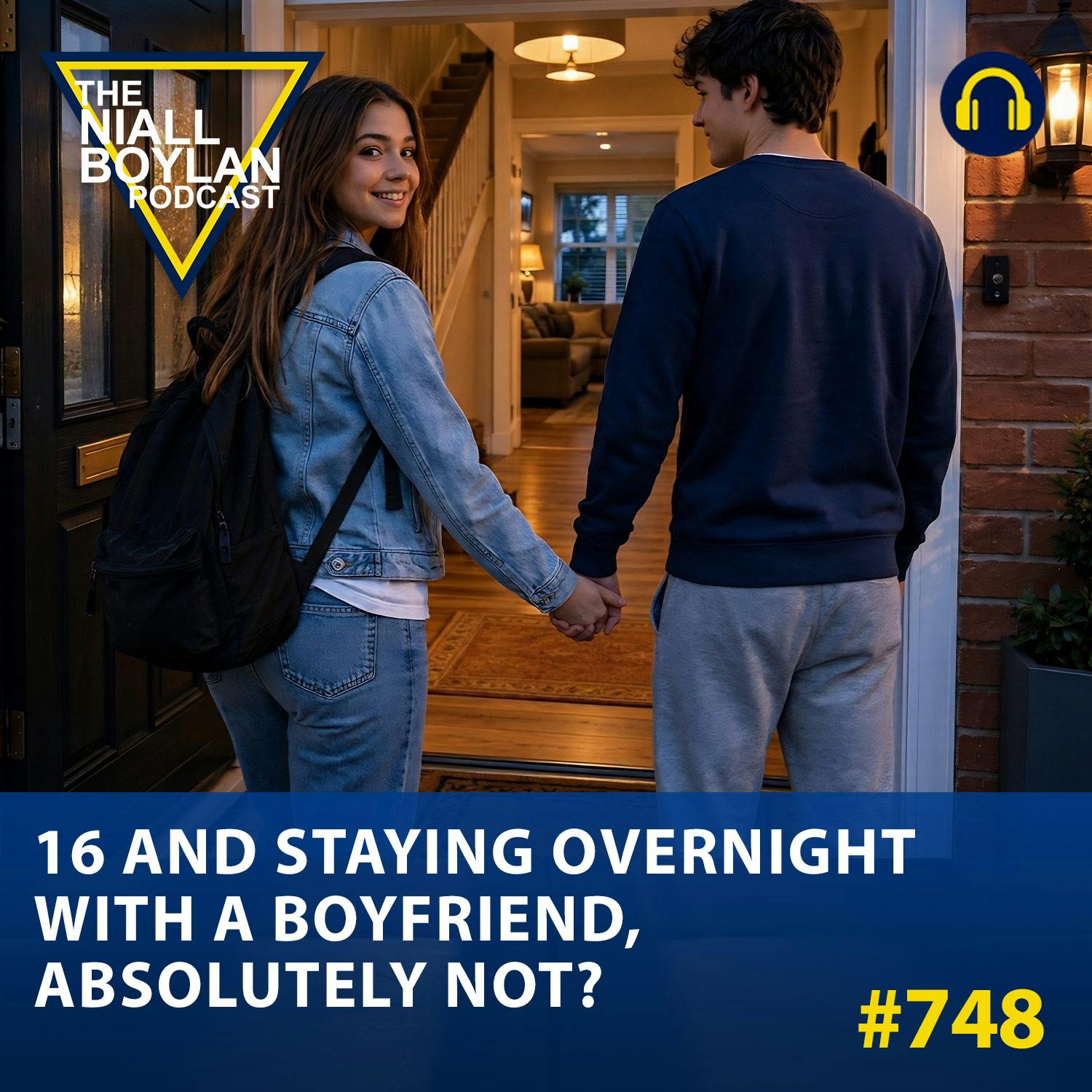 #748 16 And Staying Overnight With A Boyfriend, Absolutely Not? with Elaine Mullally episode artwork
