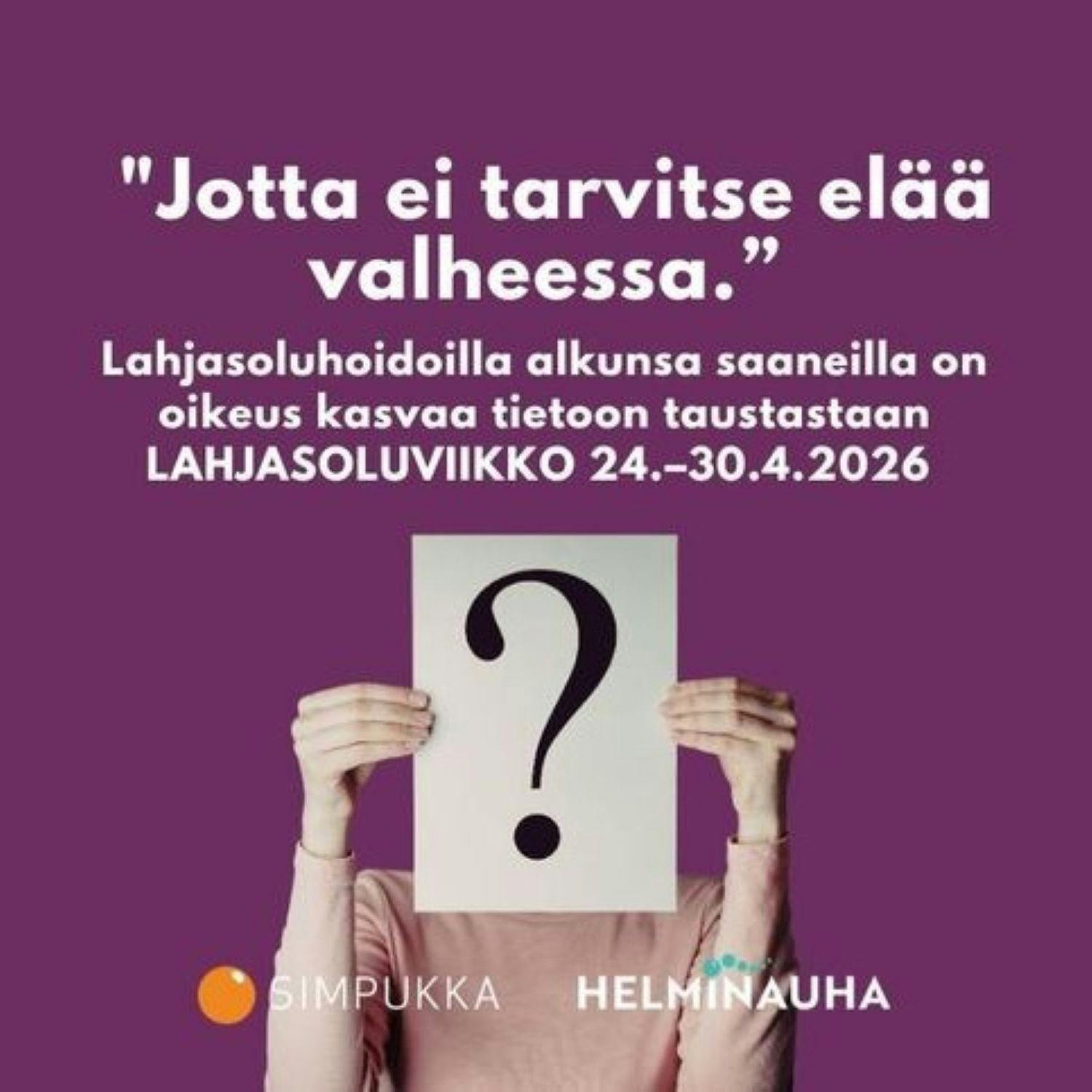Lahjasoluhoidoilla alkunsa saaneilla oikeus tietää oma tarinansa episode artwork